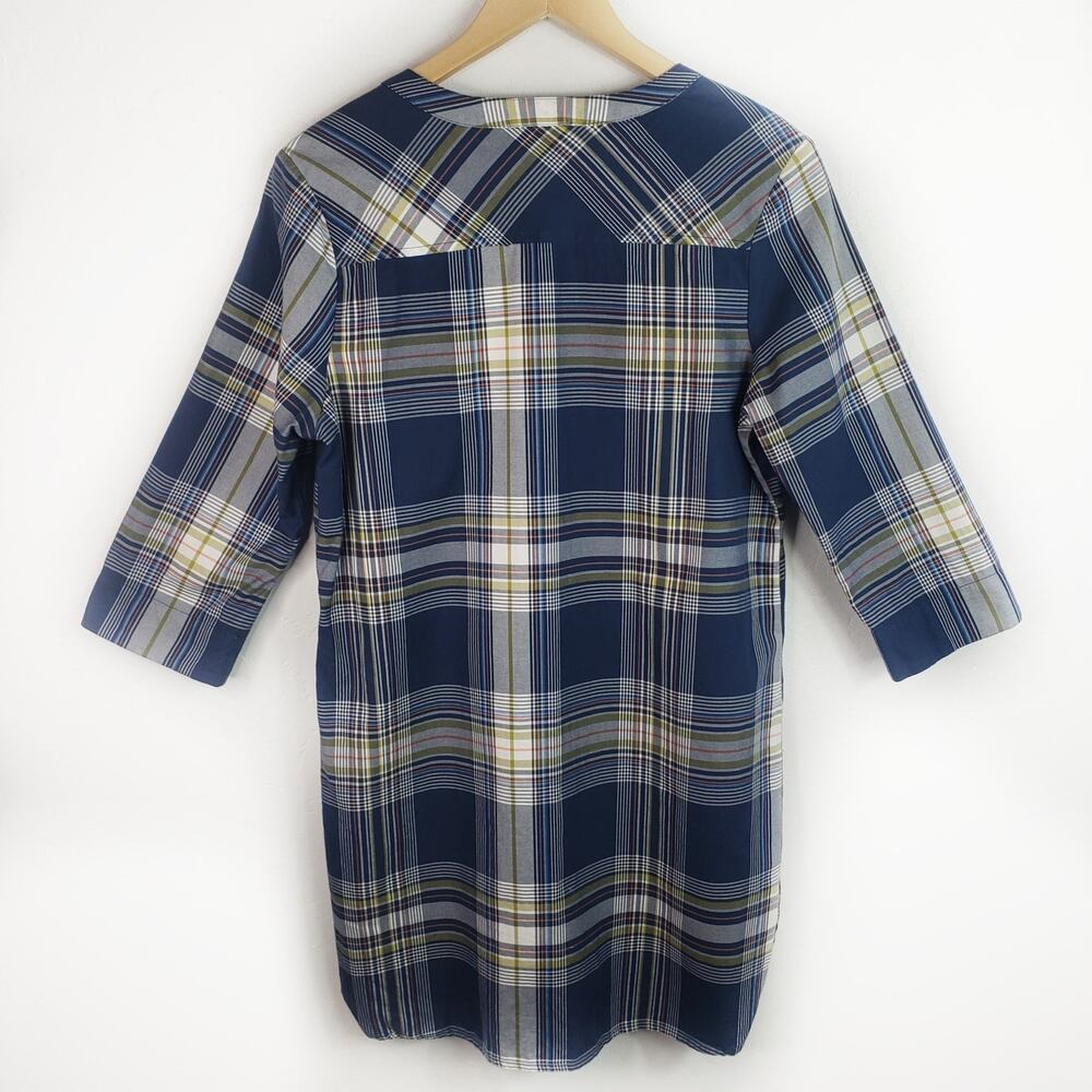 Pendleton Blue Plaid Tunic Top - image 2